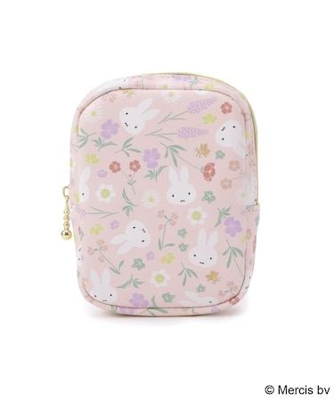 Dick Bruna miffy 縦型スクエアポーチ Floral
