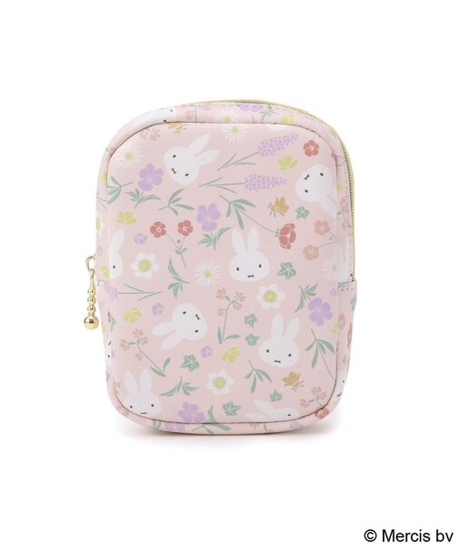 Dick Bruna miffy 縦型スクエアポーチ Floral