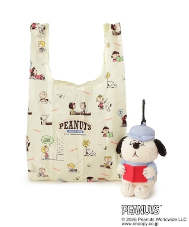 SNOOPY ぬいぐるみエコバッグ