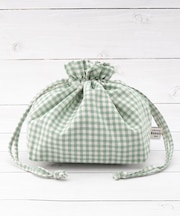 【ワンズテラスオリジナル】Bonnie ランチ巾着 ギンガム