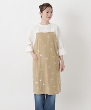【ワンズテラスオリジナル】キッチン刺繍 エプロン H型