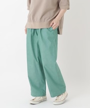 タイプライタータック入りストレートパンツ