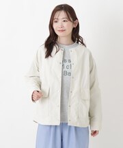 撥水ノーカラージャケット