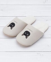 【ワンズテラスオリジナル】刺繍アニマル スリッパ