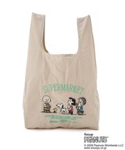 SNOOPY ストラップ付ショッパーバッグ