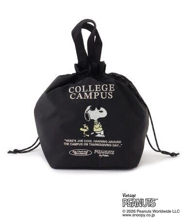 SNOOPY 保冷巾着トート