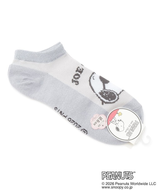 ◆SNOOPY アンクル 紙糸ソックス ジョー・クールフェイス