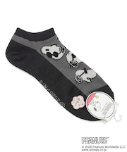 ◆SNOOPY アンクル 紙糸ソックス ジョー・クール顔柄