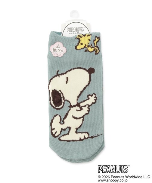 ◆SNOOPY アンクル突起ソックス