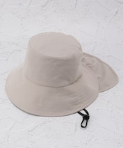 【ひんやり/UV】シェード付き UVバケットハット