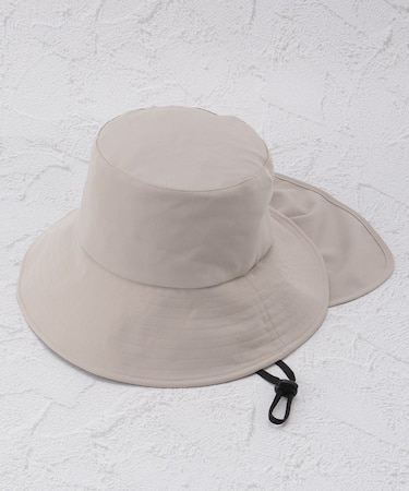 【ひんやり/UV】シェード付き UVバケットハット