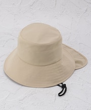 【ひんやり/UV】シェード付き UVバケットハット