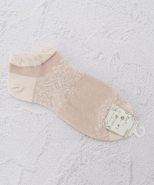 ◆あなたに優しい レース アンクルソックス