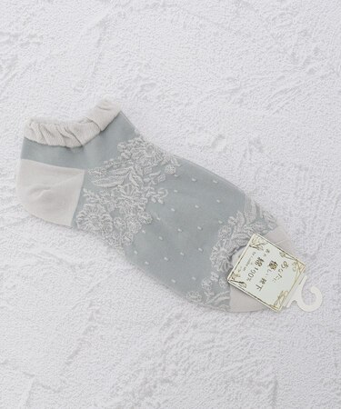 ◆あなたに優しい レース アンクルソックス