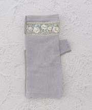 【ワンズテラスオリジナル】シャーリング 刺繍リボン 指無