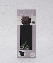【ひんやり/UV】UV冷感フラワー アームカバー 指無