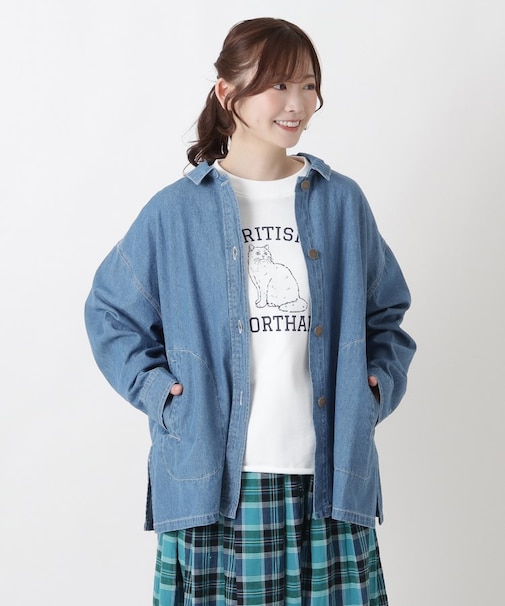 コットンデニムジャケット
