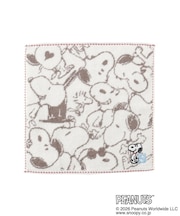 ◆SNOOPY タオルハンカチイニシャル S