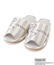 SNOOPY メッシュ外縫いスリッパ