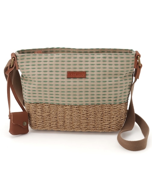 toleur トーラ ペーパー編みショルダー