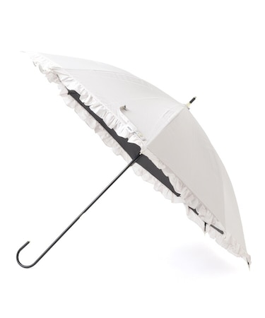 【晴雨兼用/UV】遮光クラシックフリル 長傘