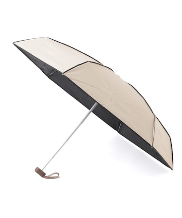 【晴雨兼用/UV】遮光プレーンパイピング 折傘