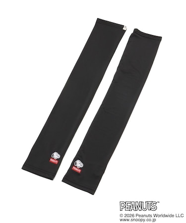 【ひんやり/UV】SNOOPY アームカバー冷UV 顔刺繍
