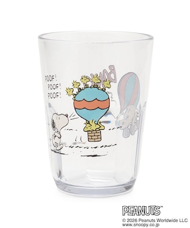 ◆SNOOPY クリアタンブラー 370ml
