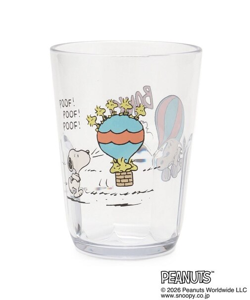 ◆SNOOPY クリアタンブラー 370ml