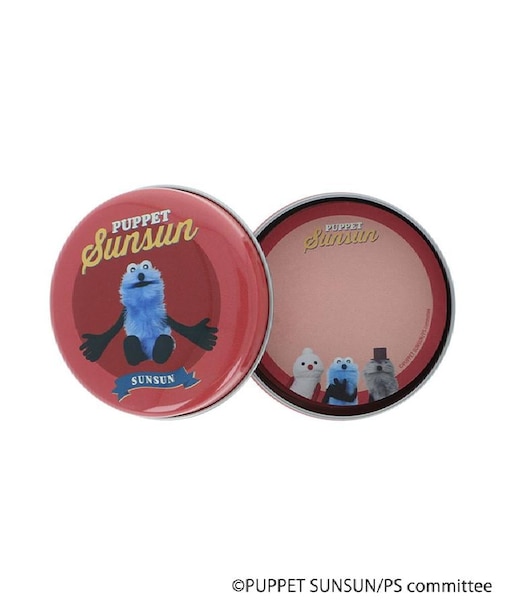 ◆パペットスンスン 缶入りメモ