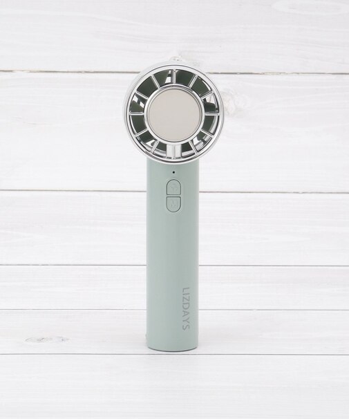 【ハンディ/卓上/ひんやり】LIZDAYS 冷却プレート付ハンディファン