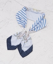 【ひんやり】磁石付 剣先リバーシブルスカーフ