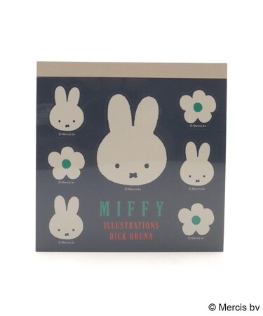 ◆Dick Bruna miffy スクエアメモ シール付