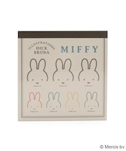 ◆Dick Bruna miffy スクエアメモ シール付