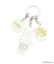 ◆【先行販売】Dick Bruna miffy 3連アクリルキーホルダー pistachio&lavender