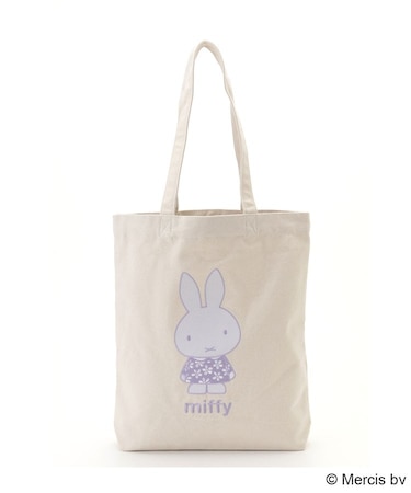 【先行販売】Dick Bruna miffy 刺繍トート pistachio&lavender