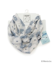 【UV】MOOMIN ネックカバーUV 花総柄ミイ刺繍