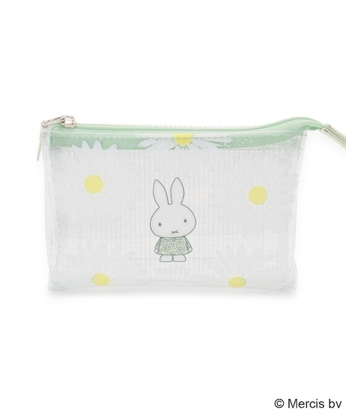 【先行販売】Dick Bruna miffy 3ポケットポーチ pistachio&lavender