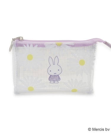 【先行販売】Dick Bruna miffy 3ポケットポーチ pistachio&lavender