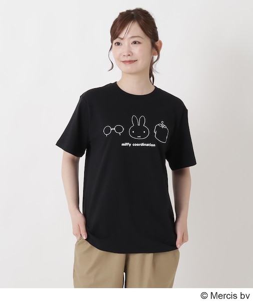 【先行販売】Dick Bruna miffy 半袖プルオーバー モノトーン