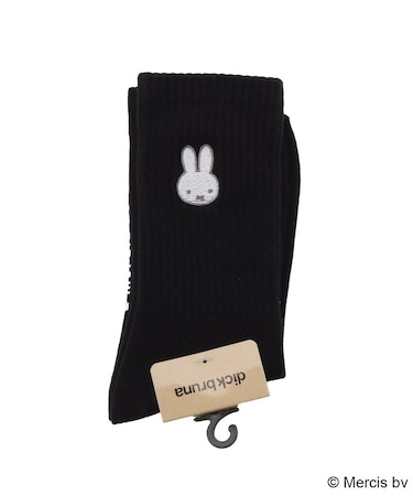 ◆Dick Bruna miffy 刺繍靴下 リブ