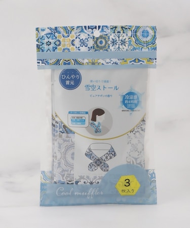 ◆【ひんやり】ロッカフローズン 雪空ストール 3P