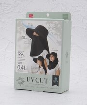【ひんやり/UV】UVCUT フェイスカバー3WAYハット