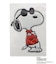 SNOOPY POP UPステッカー