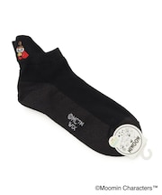 ◆MOOMIN アンクルソックス 突起 紙糸踵ミイ花