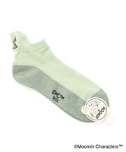 ◆MOOMIN アンクルソックス 突起 紙糸踵ミイ座り