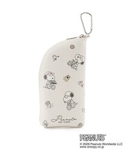 SNOOPY カラビナ付メガネケース