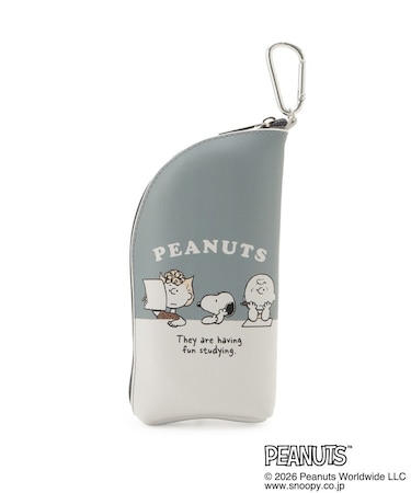 SNOOPY カラビナ付メガネケース
