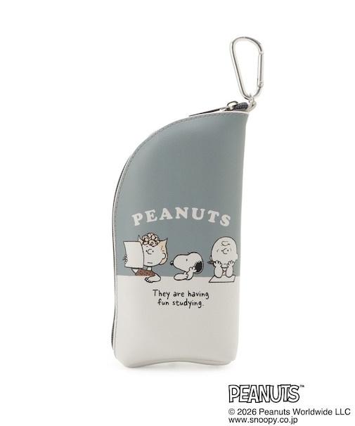 SNOOPY カラビナ付メガネケース