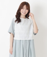 総刺繍 ショートベスト